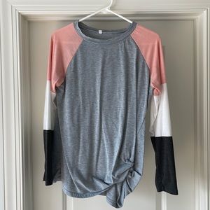 Color block long sleeve